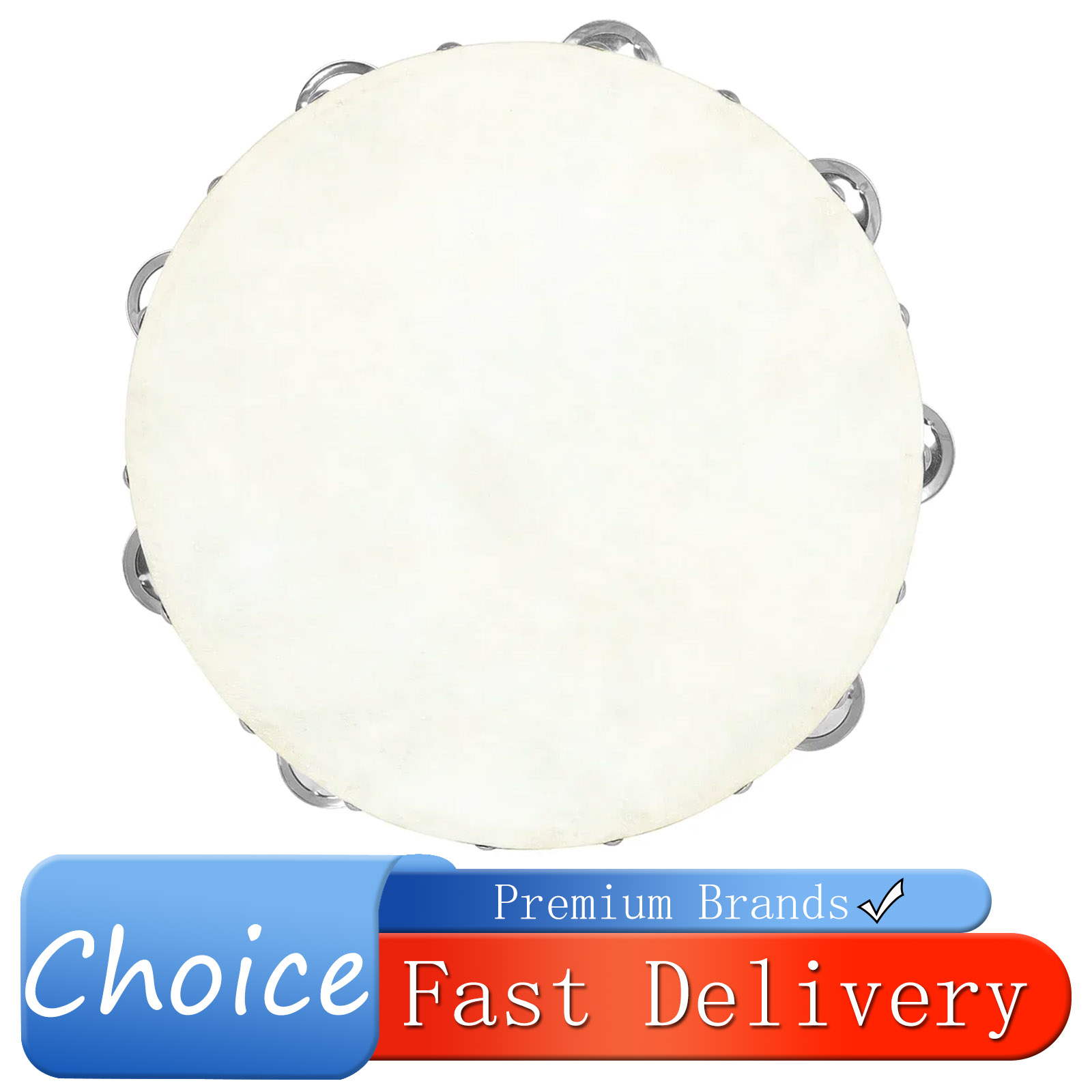 Tambourine Hand Drum - IRIN 10 Inches Tambourine Drums Sheepskin