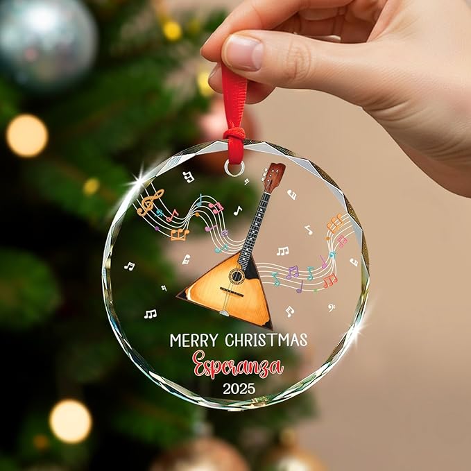 Balalaika Glass Ornament Chris - Musical Instrument Balalaika recension och pris