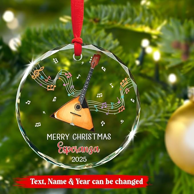 Balalaika Glass Ornament Chris - Musical Instrument Balalaika recension och pris