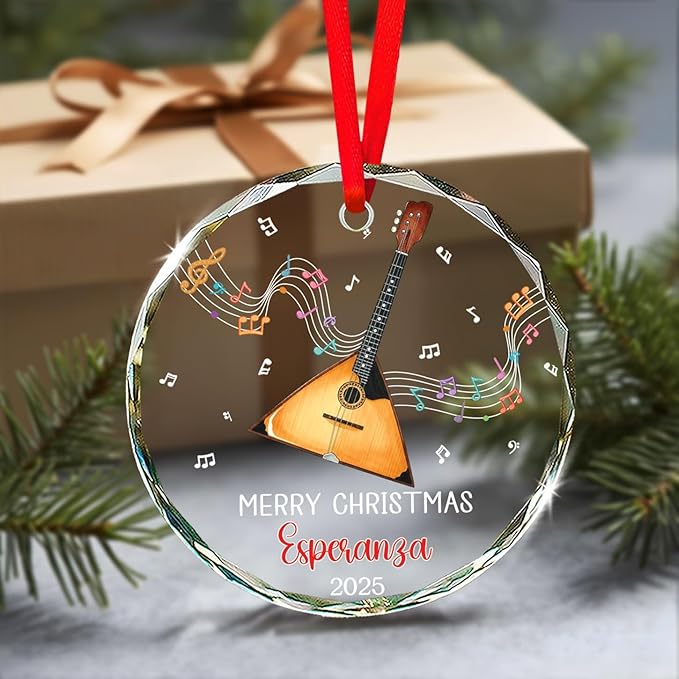 Balalaika Glass Ornament Chris - Musical Instrument Balalaika recension och pris