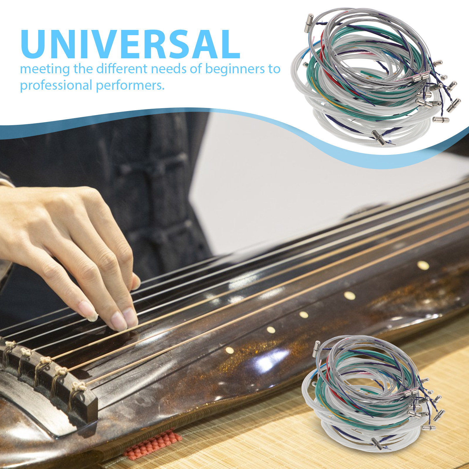 21Pcs Guzheng Strings Chinese  - Musical Instrument Zither recension och pris