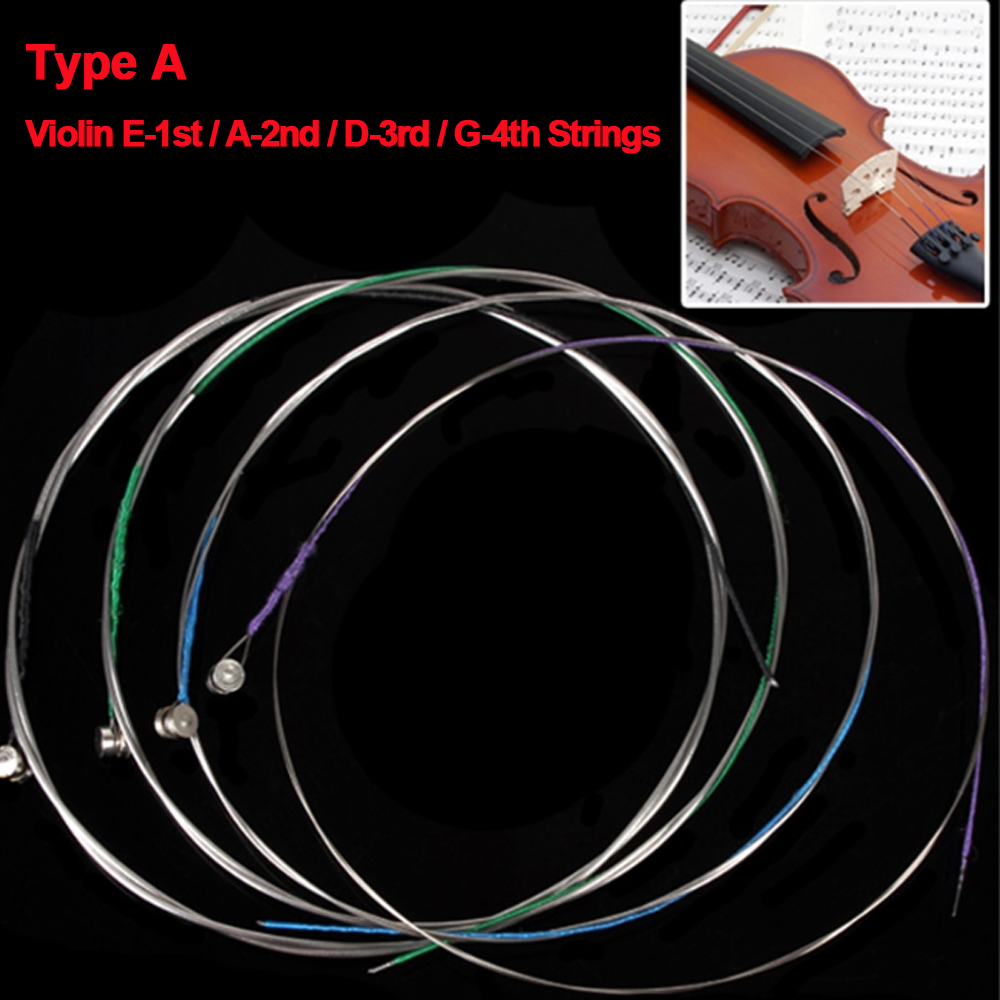 4pcs/set Violin Strings E-A-D- - Musical Instrument Veena recension och pris
