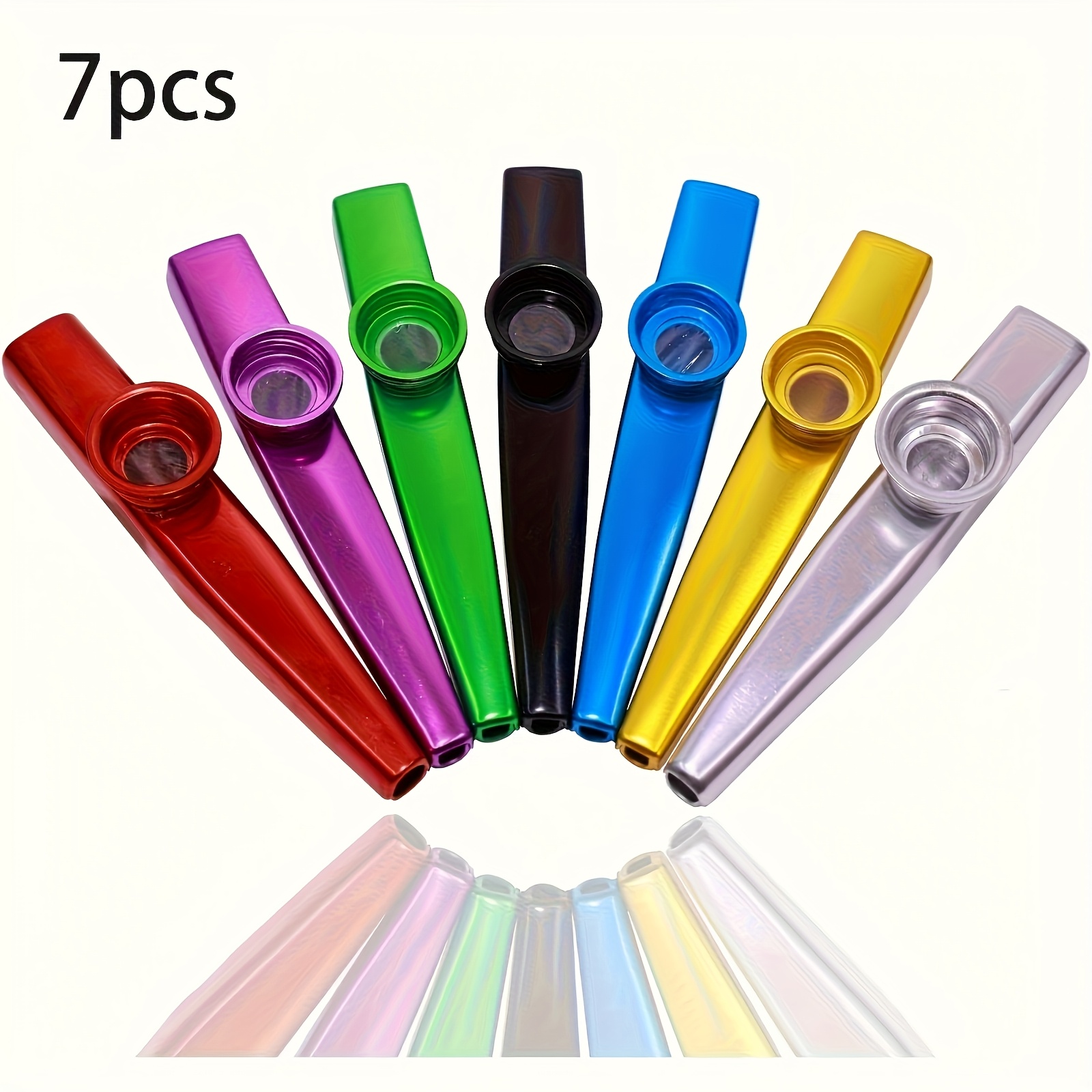 7pcs Metal Kazoos Simple Desig - Musical Instrument Veena recension och pris
