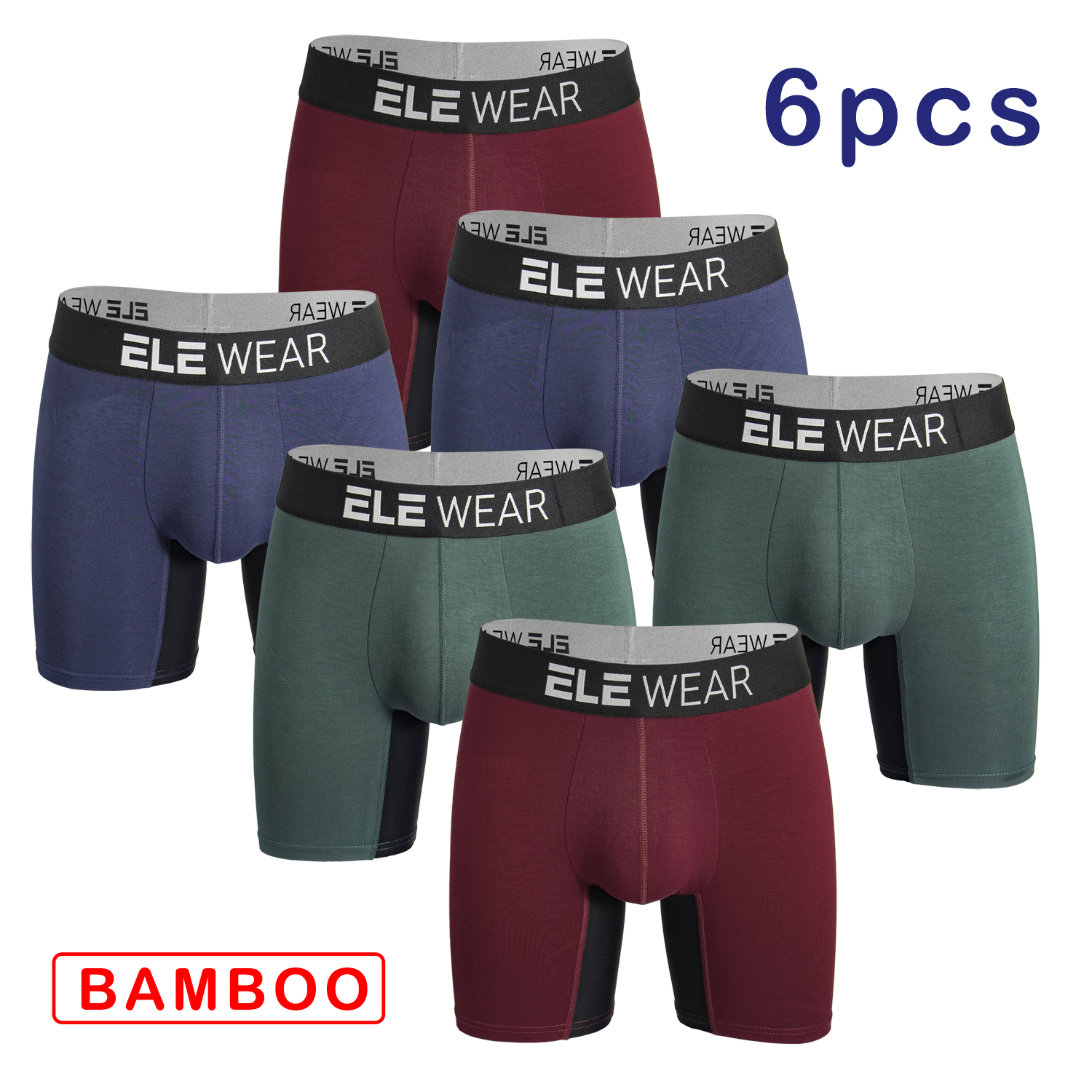 6 pcs Bamboo Men Underwear Box - Didgeridoo Bamboo recension och pris