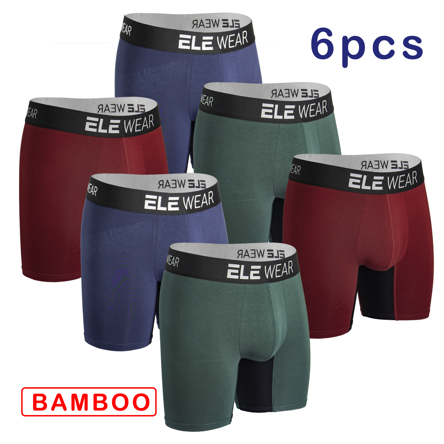 6 pcs Bamboo Men Underwear Box - Didgeridoo Bamboo recension och pris