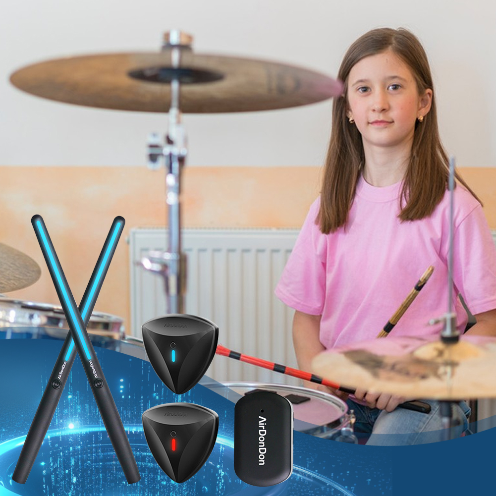 Electric Virtual Air Drum Set  - Musical Instrument Virtual recension och pris