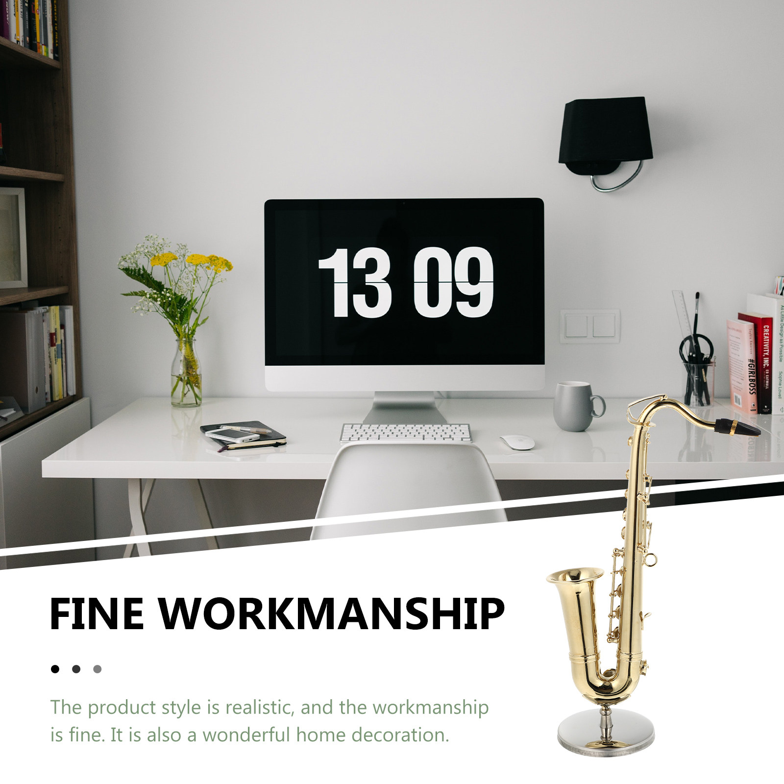 1Set Exquisite Realistic Minia - Musical Instrument Saxophone recension och pris