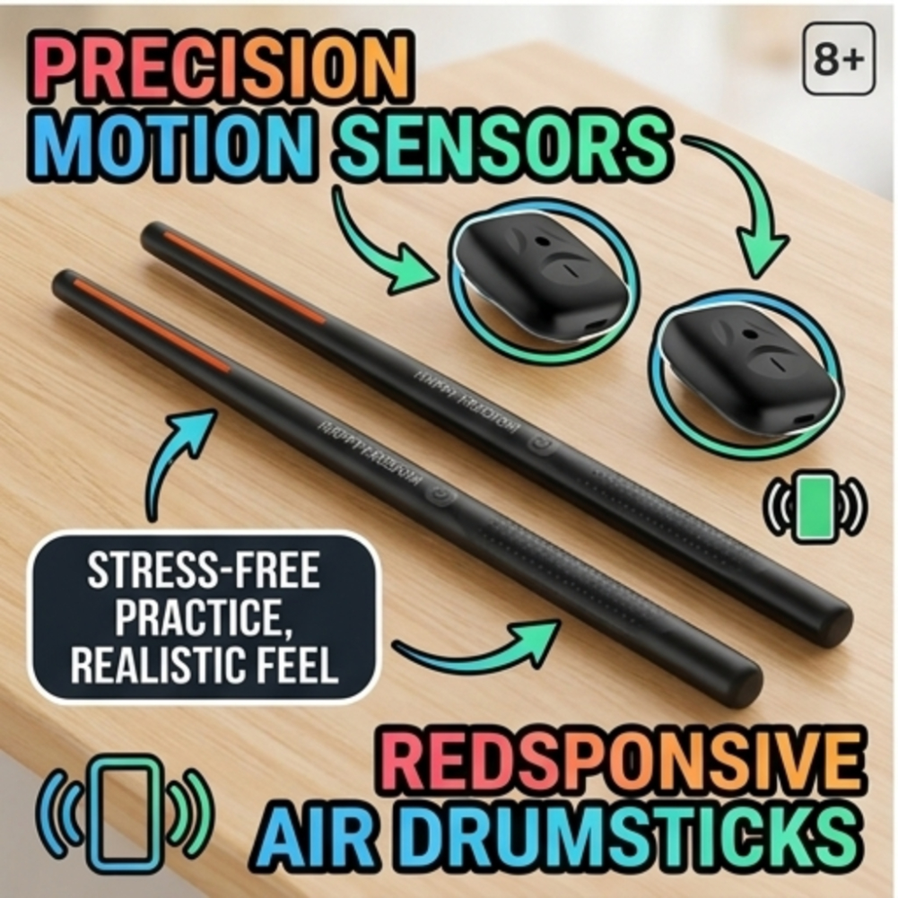 Portable Somatosensory Air Dru - Musical Instrument Virtual recension och pris