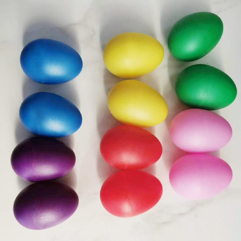 2Pcs Egg Shakers Plastic Percu - Musical Instrument Maraca recension och pris