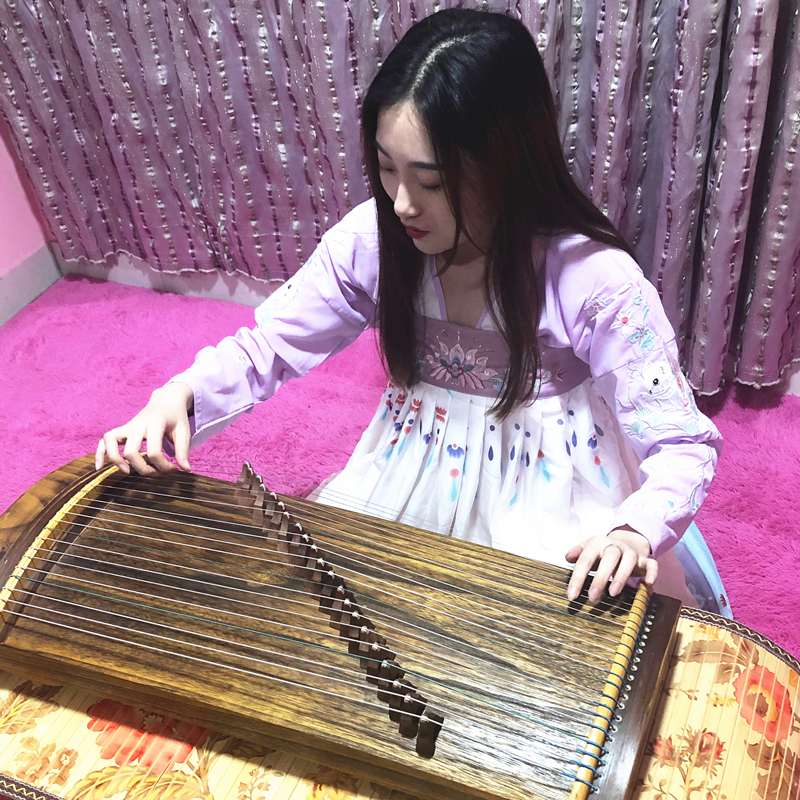 Mini Guzheng Portable Half-Zhe - Musical Instrument Zither recension och pris