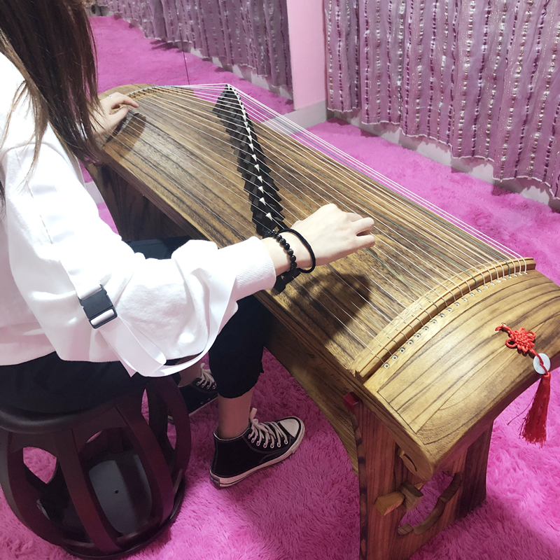 Mini Guzheng Portable Half-Zhe - Musical Instrument Zither recension och pris