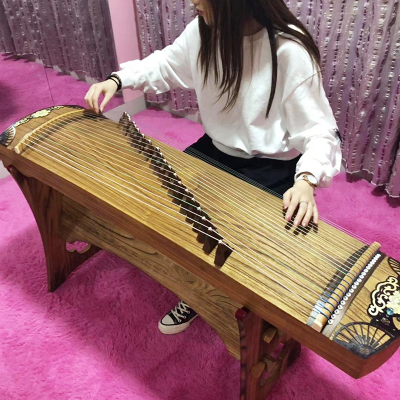 Mini Guzheng Portable Half-Zhe - Musical Instrument Zither recension och pris