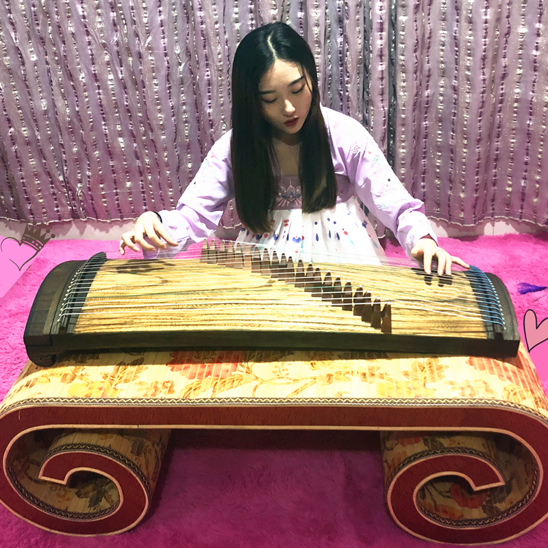 Mini Guzheng Portable Half-Zhe - Musical Instrument Zither recension och pris
