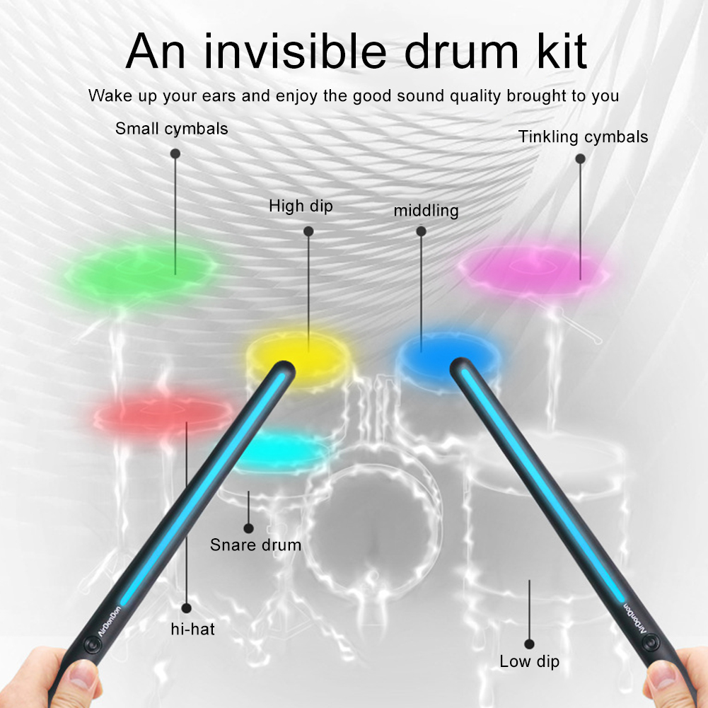 Somatosensory Virtual Drum Kit - Musical Instrument Virtual recension och pris
