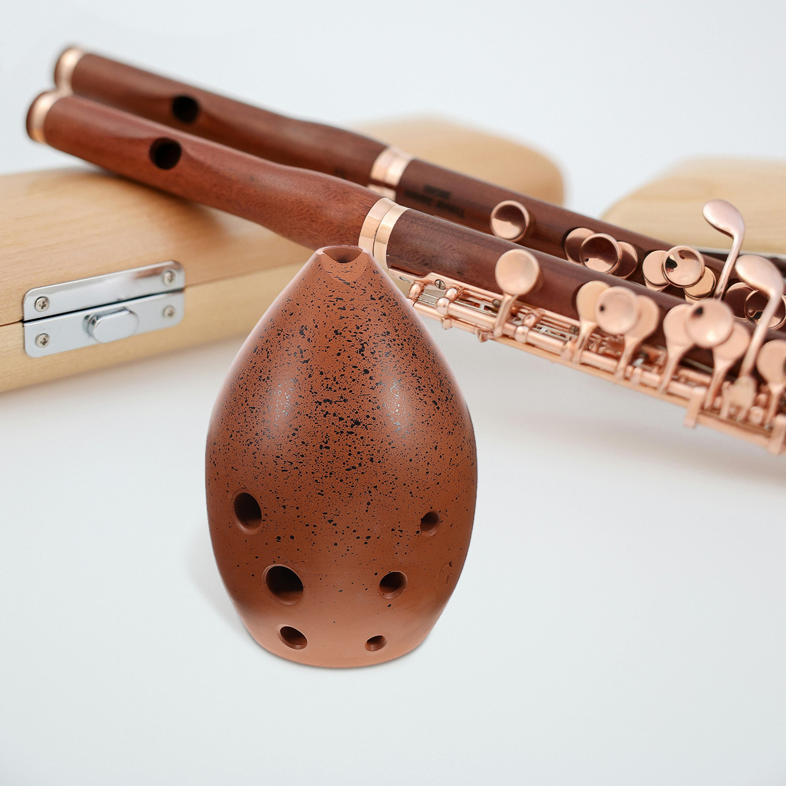 8 Hole Ceramic Ocarina Flute A - Musical Instrument Xun recension och pris