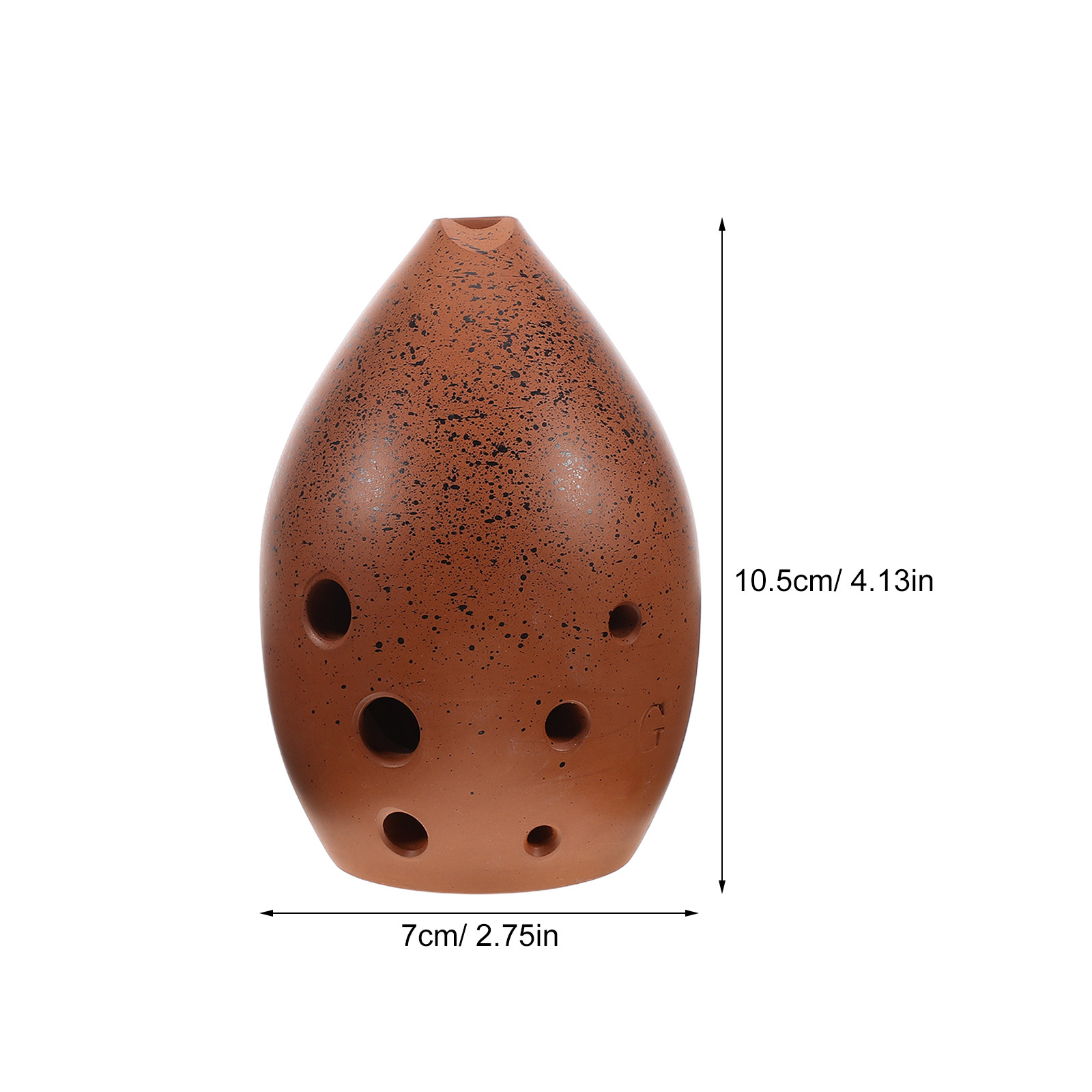 8 Hole Ceramic Ocarina Flute A - Musical Instrument Xun recension och pris