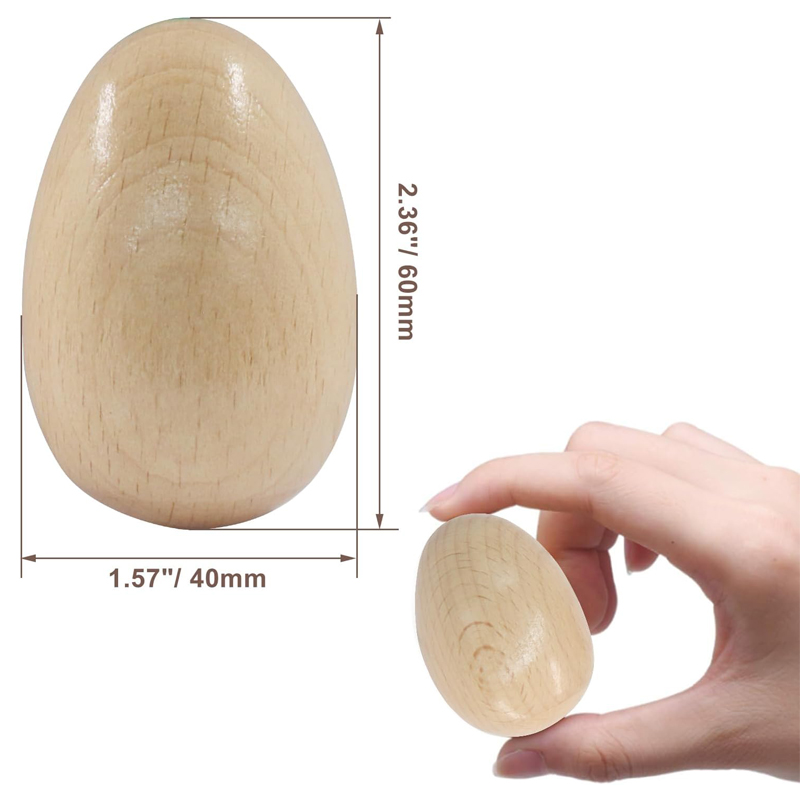 Wooden Maracas Egg Shakers Mus - Musical Instrument Maraca recension och pris