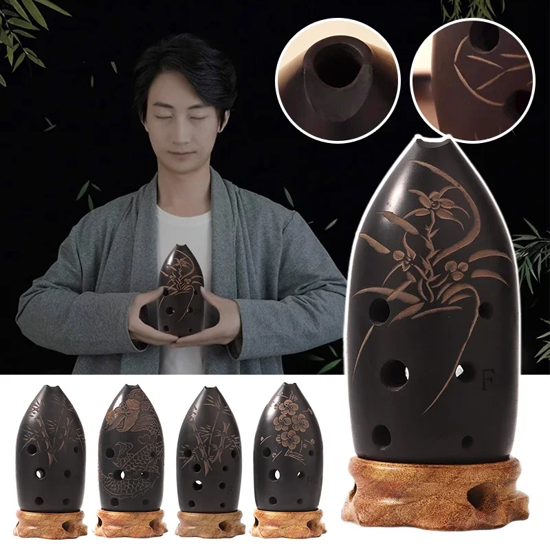 Chinese Ancient 8/10 Holes Xun - Musical Instrument Xun recension och pris