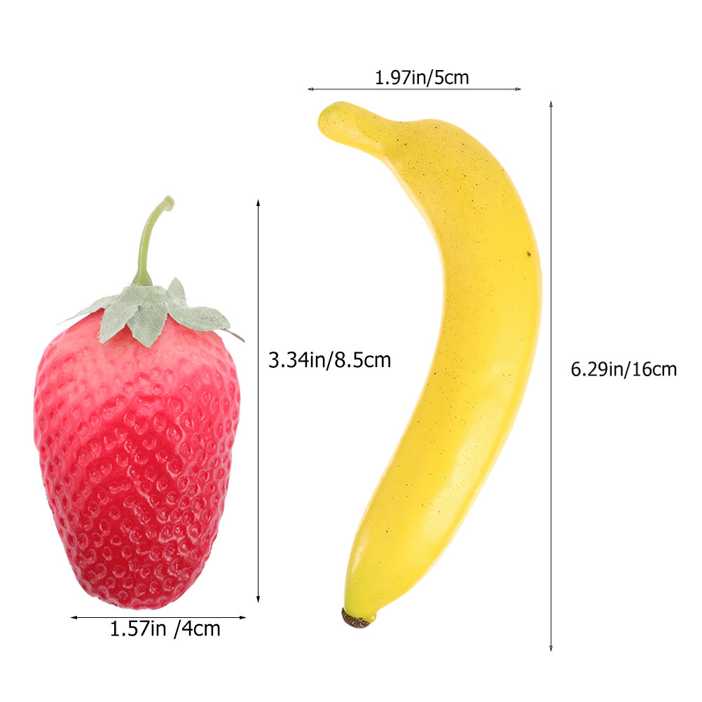 3Pcs Simulation Fruit Sand Sha - Musical Instrument Maraca recension och pris