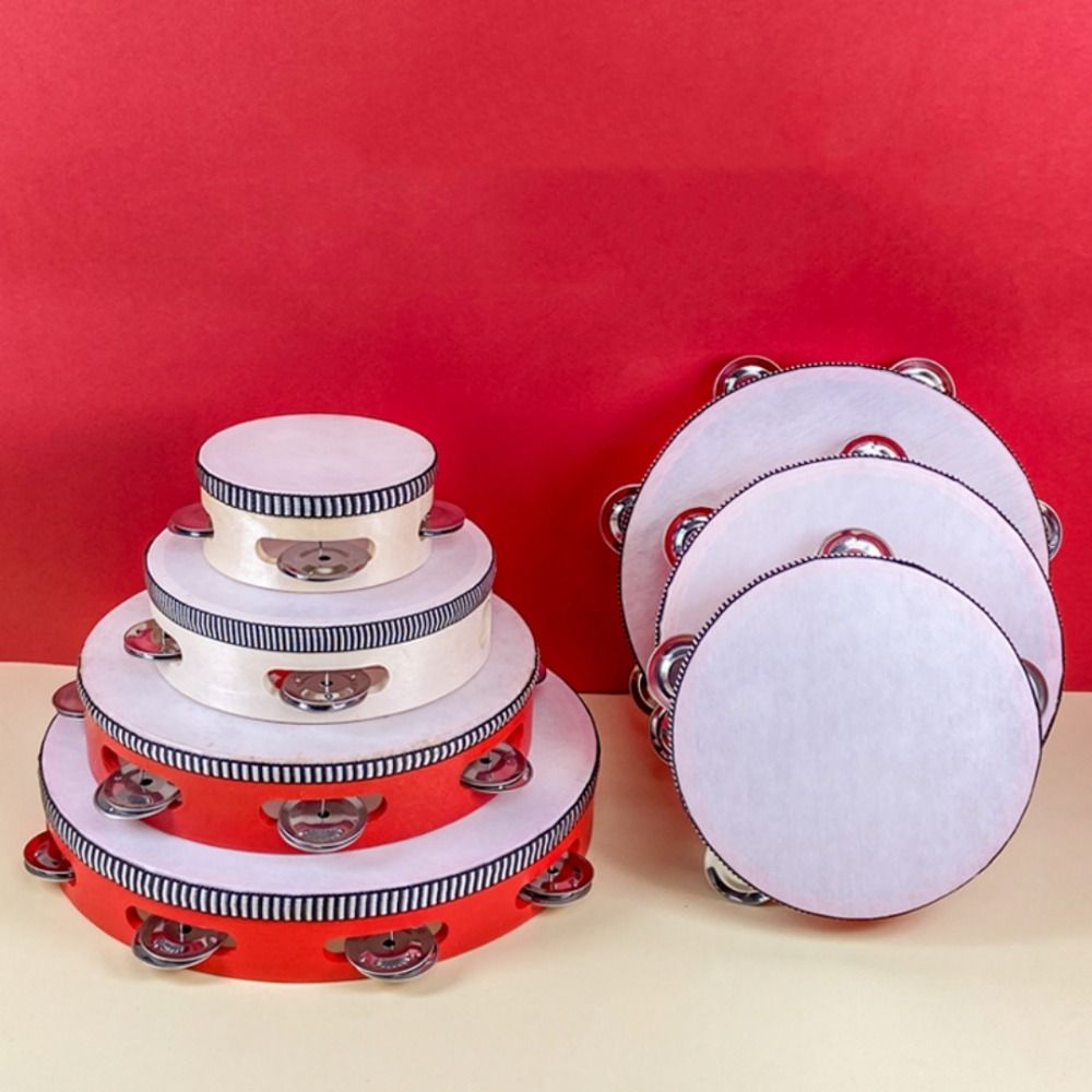 4/6/8/10 Inch Hand Held Drum W - Tambourine Hand Drum recension och pris